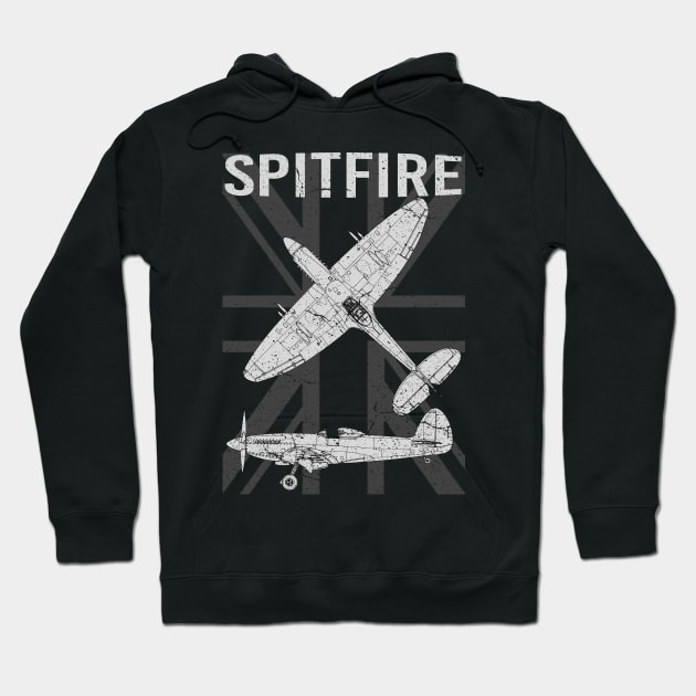 Spitfire Hoodie by BeesTeez